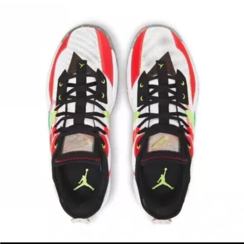 New in box Mens Nike Jordan One Take II White ghost green Infrared 23 - Picture 2 of 12